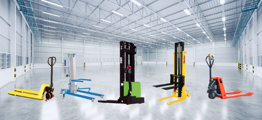Manual or Electric Pallet Stackers For Sales In Singapore