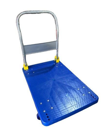 Aiko PVC Plastic Blue Trolley 300kg | Model : TRL-DL300F