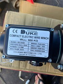 Duke Winch 230V , 500kg Electric Compact Wire Rope Winch (Light Duty Use Only) | Model : WIN-DU500S Winch Duke