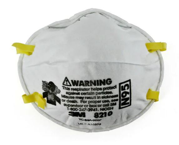 3M 8210 Respirator N95 Mask (20 Pc/Box) | Model : 3M-8210