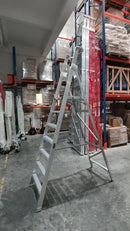 XG Aluminium Platform Ladders Come with Safety Chain | Sizes : 3 Steps to 14 Steps | Model : L-XG152EA