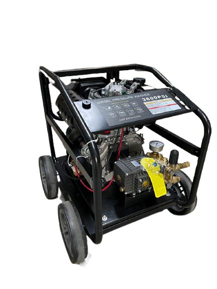 Aiko 10HP, 250BAR 188FA Diesel Engine High Pressure Washer Come with 10m Pressure Hose & Gun | Model : HPW-3WZ-3600DF High Pressure Pump Aiko 