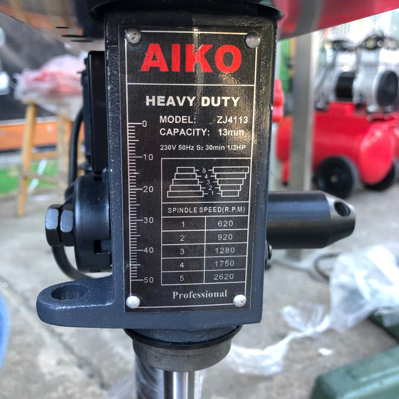 Aiko 13mm 1/4Hp Bench Drill Press | Model : 4113 Bench Drill Press Aiko 