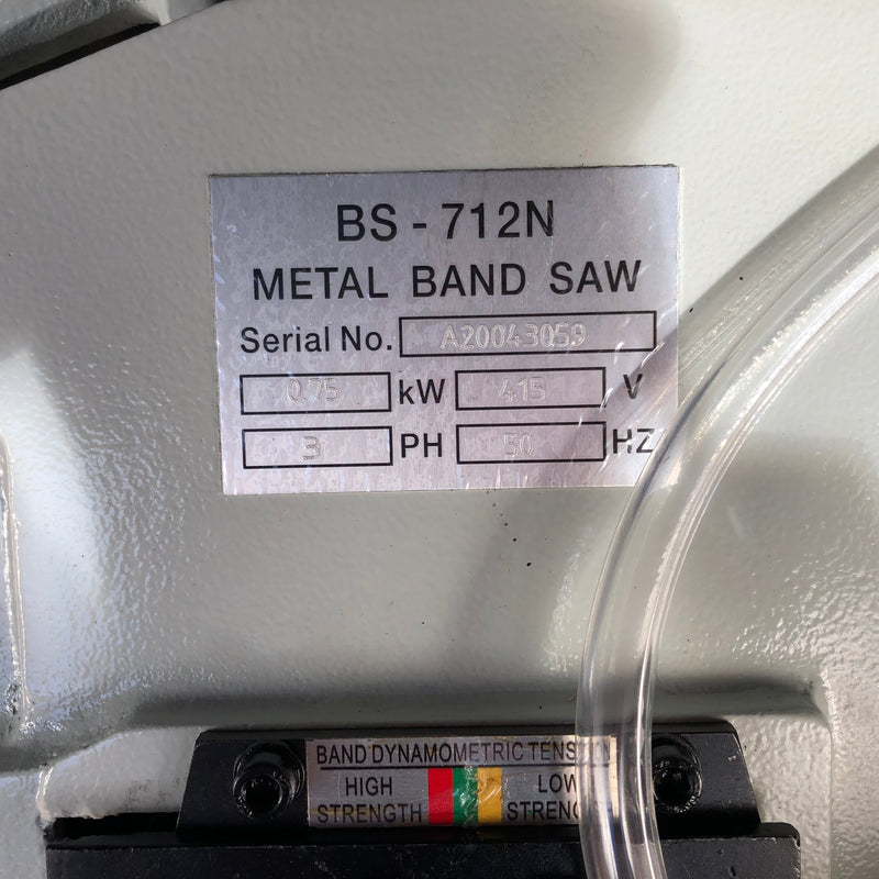 Aiko 7" 230V Metal Bandsaw Machine (Single Phase) | Model : BSM-BS712N-1 Bandsaw Aiko 