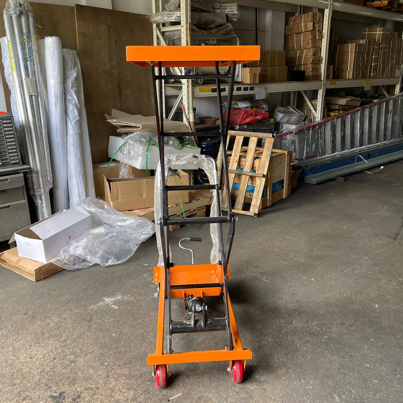 Aiko Hydraulic Scissor Table Lift Truck with 350kg 1.5m (Yellow) | Model : PT-WP350 Lift Table Aiko 