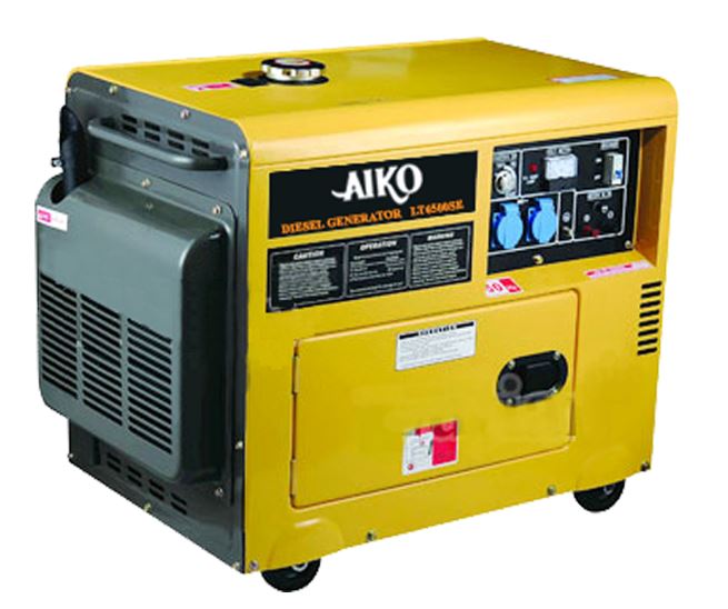 Aiko 6000W Silent Diesel Generator | Model : LT-6500SE - Aikchinhin