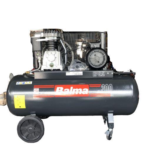 Balma 5.5Hp 200L 415V Air Compressor | Model : B5900B/200 CT5.5 Air Compressor BALMA 