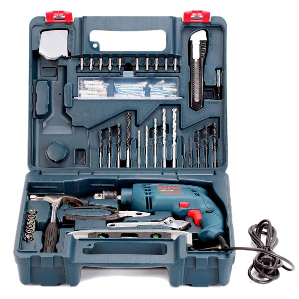 Bosch GSB10RE Professional Impact Drill Set with Hand Tools and Access