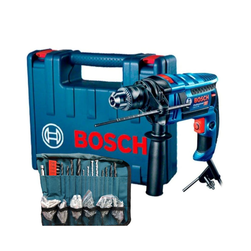 Bosch GSB16RE 750W Professional Impact Drill (With EXTRA 100 Accessories) | Model : B-GSB16RE Impact Drill BOSCH 