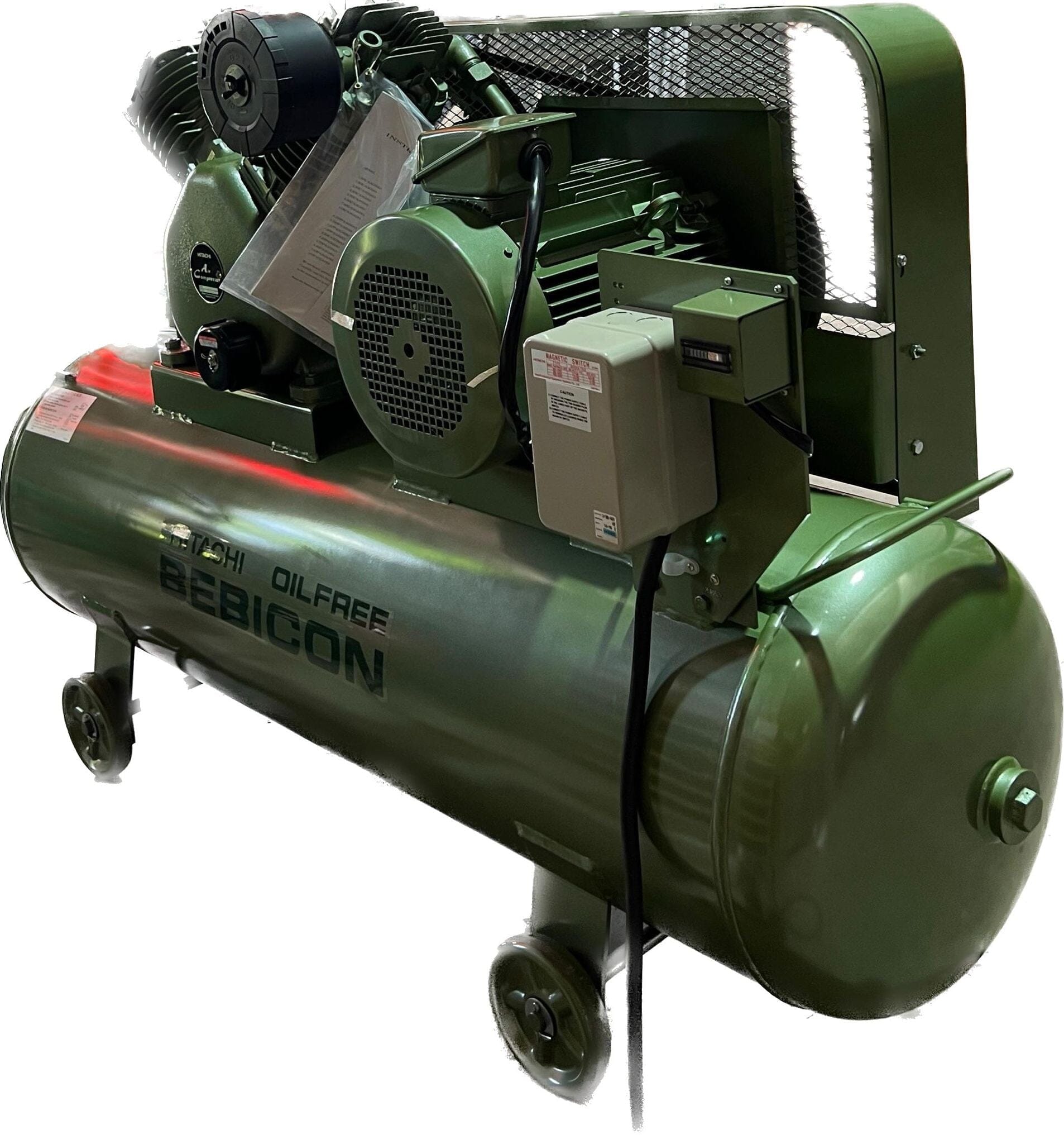 Hitachi Oil Free Air Compressor 10HP 235L 415V (IE3) | Model : 7.5OP-8