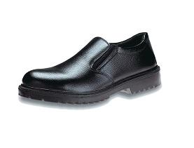KING'S Black Full Grain Printed Leather Slip-on Work Shoe | Model : KJ424Z-R | UK Sizes : #4(37) - #13(47)