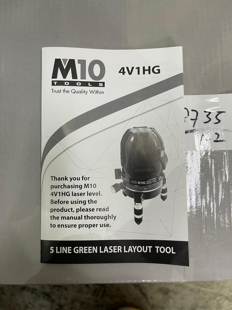M10 4V1Hg Green Laser Tool (No Warranty) | Model : 016-435-05 Green laser M10 