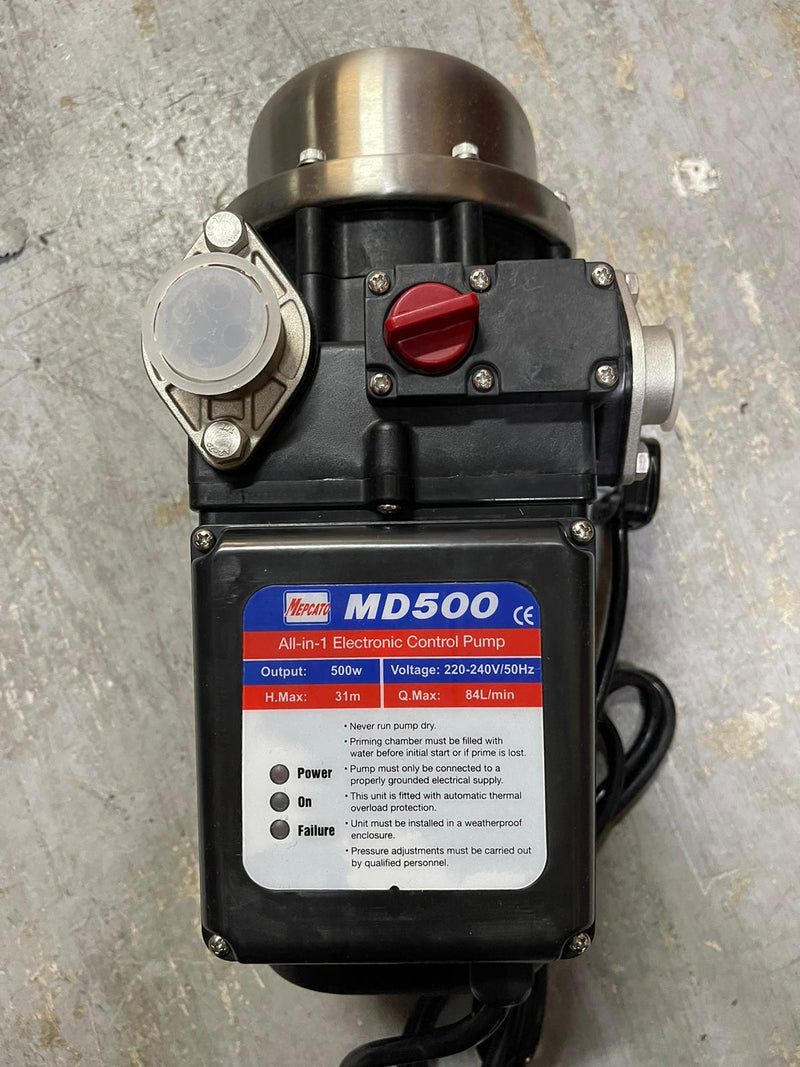Mepcato 1" Md-500 Cold Water Electronic Control Booster Pump | Model : WP-MD500 Booster Pump MEPCATO 