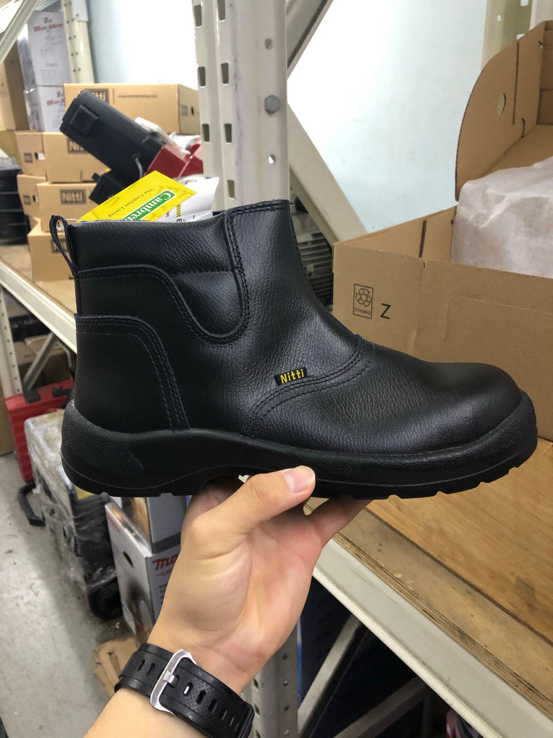 Nitti Mid-cut Zip-up Safety Shoe | Model : 22681 | Sizes : UK 4 - 12 - Aikchinhin