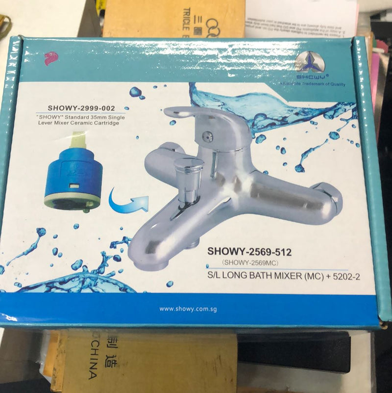 Showy Single Lever Long Bath Mixer (Bath / Shower Tap for Hot and Cold Water) | Model : SHOWY-2569MC Tap Showy 
