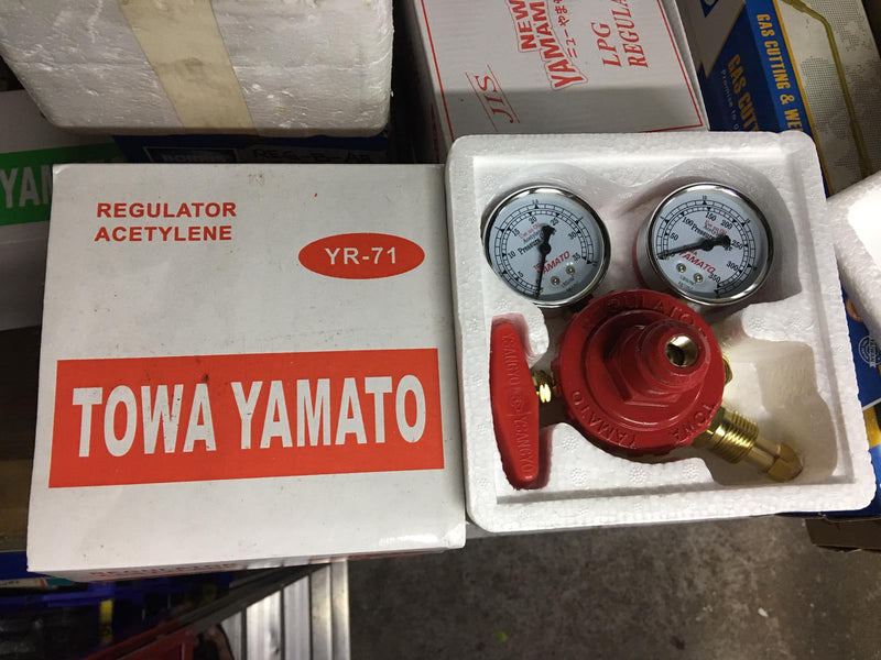 Towa Yamato Gas Regulator | Model : Oxygen (REG-Y-OX / YR-70), Acetylene (REG-Y-AC / YR-71) Gas Regulator Towa Yamato 