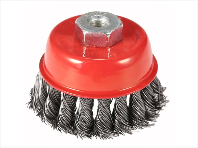 Union M10x1.5 Twist knot Cup Brush (Electrical type) Model CB8UN