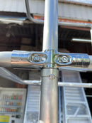 XG Aluminium Platfrom Ladder with Retractable Caster Wheels | Model : L-XG358A Aluminium Platfrom Ladder XG