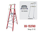 XG Fibreglass Platform Shelf Ladder with Handle & Toe Box | Sizes : 4 Steps to 8 Steps | Model : L-XG152FAD Ladder XG