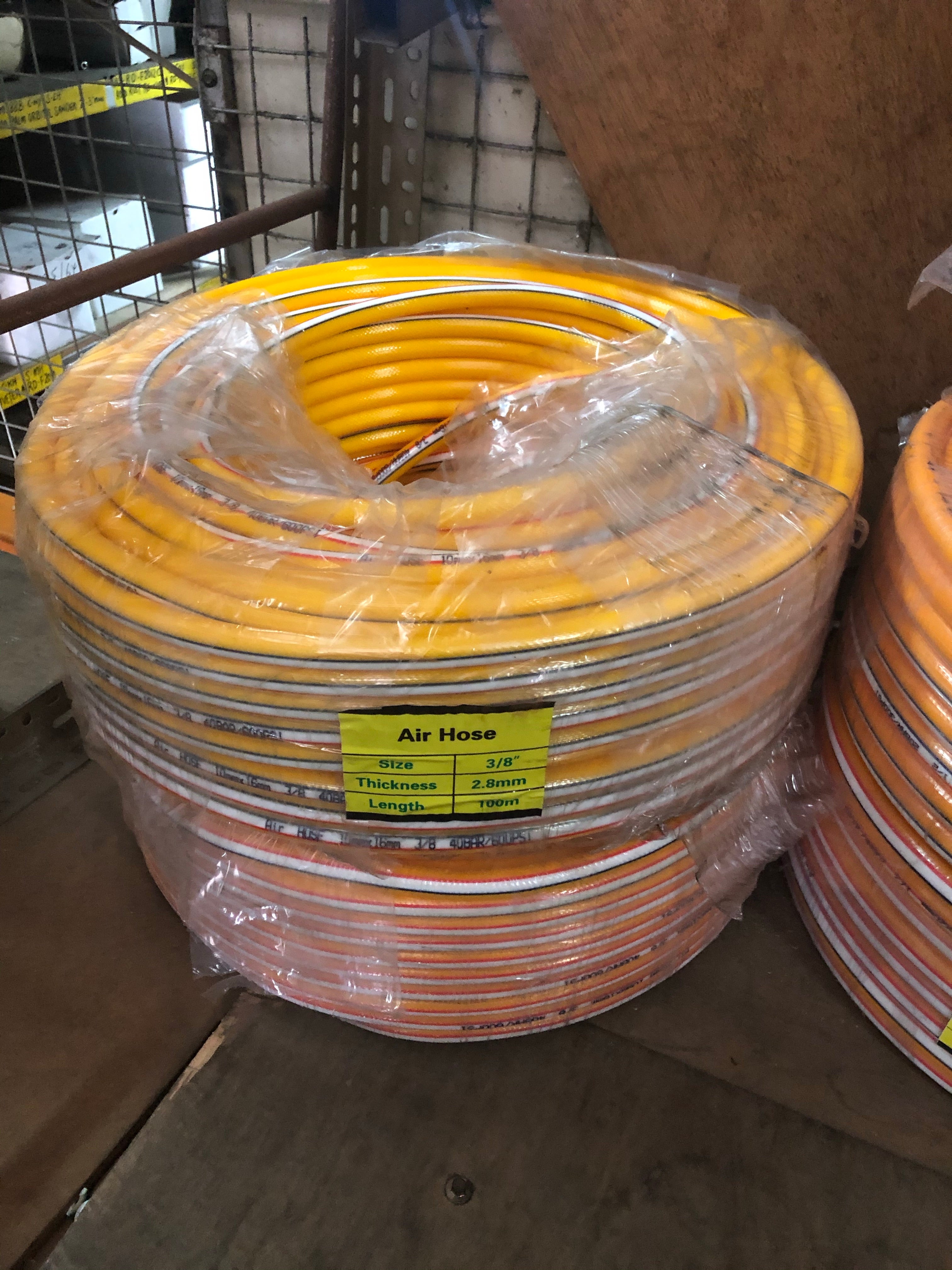 Yellow Air Hose 3/8" 2.8mm (90100m) Model HOSEAY03