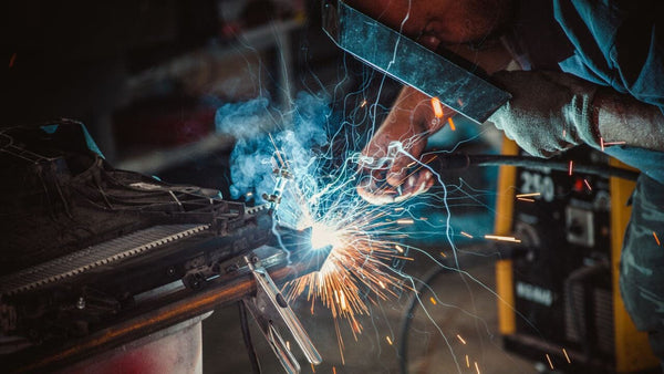 Using metal inert gas welding on a cast iron using mig welding process