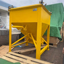 0.5m³ Side Unloading Concrete Bucket 900 x 900 x 1200mm | Model: SUCB-500 Concrete Bucket Aikchinhin 