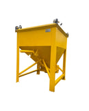 0.5m³ Side Unloading Concrete Bucket 900 x 900 x 1200mm | Model: SUCB-500 Concrete Bucket Aikchinhin 