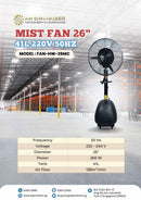 26" Mist Fan