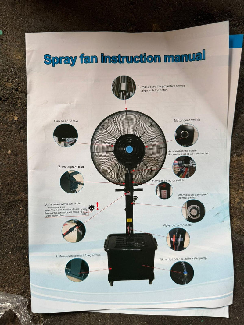 26" Mist Fan