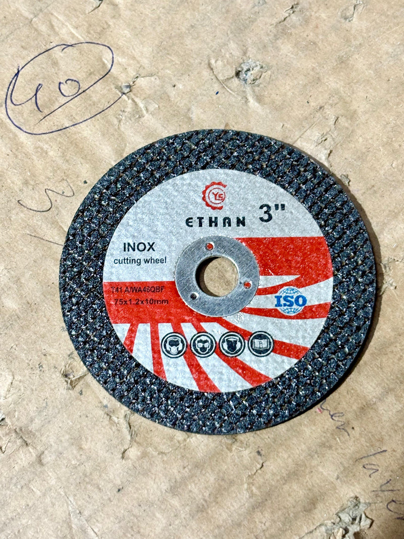 3" Cutting Disc 1.2X10MM | Model: CD-YM03 Cutting Disc Aikchinhin 