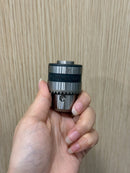 Aiko 3/8" drill chuck with key set, includes two metal drill chucks with keys for secure bit tightening and loosening.