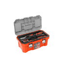 Pumpkin Plastic Tool Box w/ Metal Clip 20" | Model: PM20866