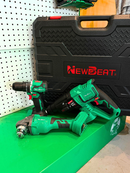 Newbeat 3in1 Combo Kit Set (CID21DBL+CAG100D+CRH26C) with 2x 4.0ah battery + 2x 6.0AH battery + 2x charger | Model: NBT-COMBO-3/1