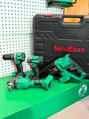 Newbeat 4in1 Combo Kit Set (CID21DBL+CAG100D+CRH26C+CIW21A) with 3x 4.0ah battery + 2x charger | Model: NBT-COMBO-4/1