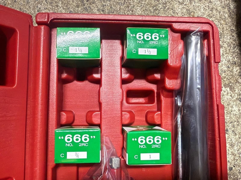 666 Conduit Die Set 2Rc (3/4"-1-1/2") | Model : CDS-666 Conduit Die Set 666 