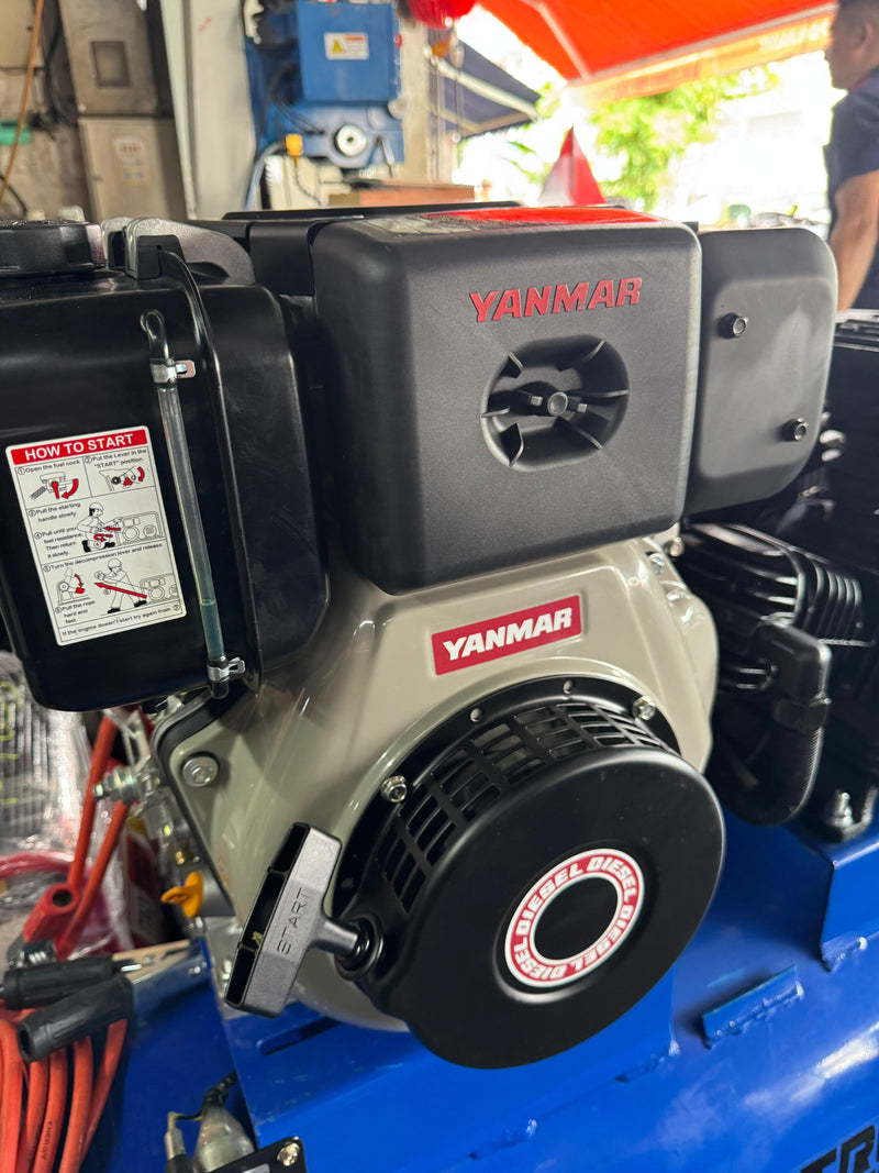 Yanmar Portable Compressor 9hp 180L Diesel Engine Compressor with Yanmar L100 Diesel Engine 175PS