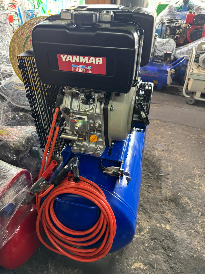 Yanmar Portable Compressor 9hp 180L Diesel Engine Compressor with Yanmar L100 Diesel Engine 175PS