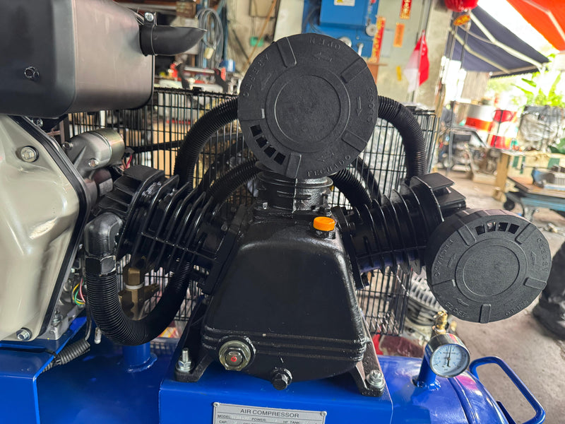 9hp 180L Diesel Engine Compressor with Yanmar L100 Diesel Engine 175PSI | Model: PDC2305/L100 Diesel Engine Compressor Dancomai 