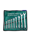 Aiko Comb Wrench Set 8-24mm 10pcs | Model: CRS-QD0824-10