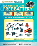 Makita Roadshow COMBO E - Bare Unit Power Tools with FREE 3.0AH Battery & L SIZE TOOL BOX