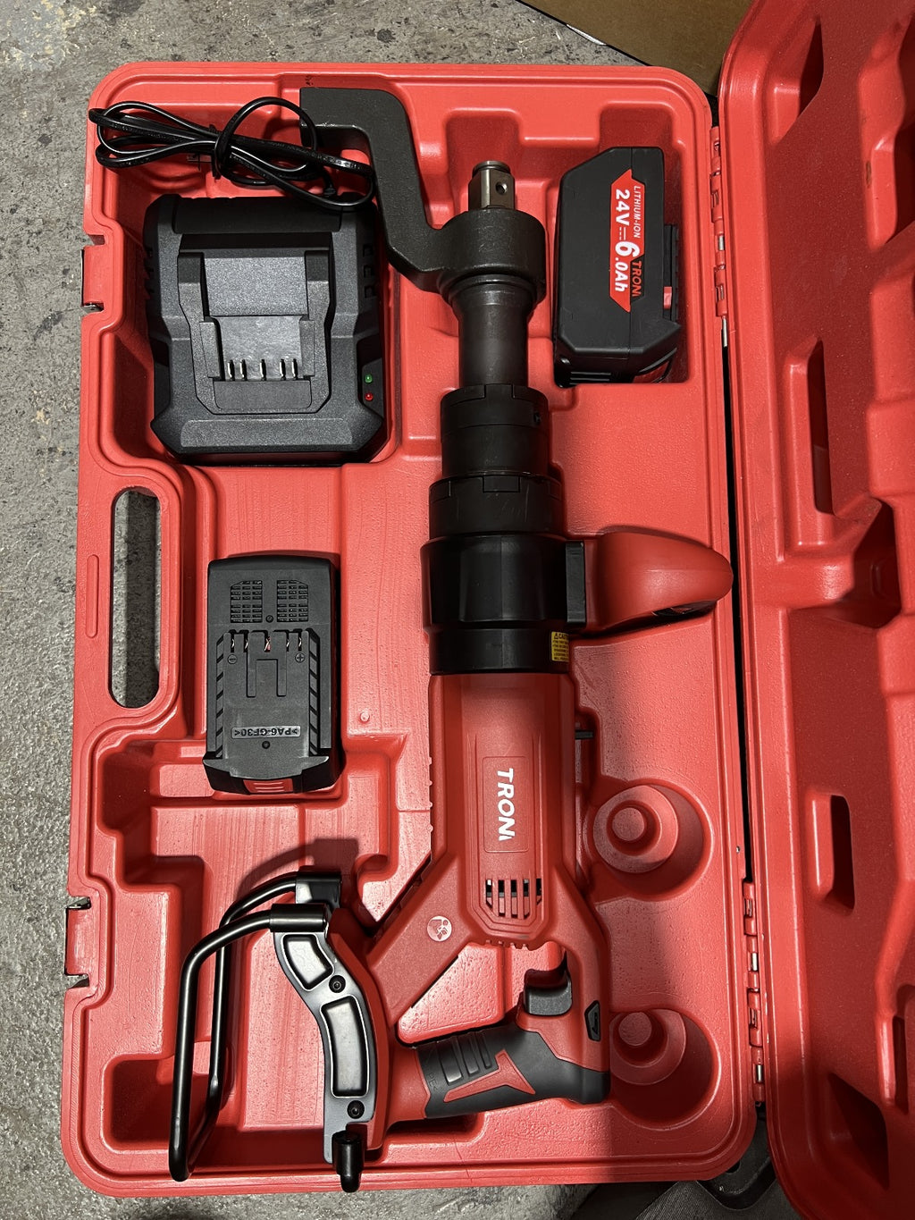 Ht24 TROM HT24 Cordless Torque Wrench 1500Nm C/W 2 Batteries & 1 Charger