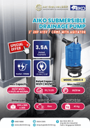 Aiko 2" 2HP 415V Submersible Drainage Pump Come with Agitator | Model : KBD21.5