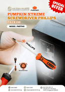 Pumpkin Xtreme Screwdriver Phillips PH2x100 | Model: PM17140