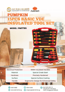 Pumpkin 15pcs Basic VDE Insulated Tool Set | Model: PM17785