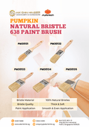 Pumpkin Natural Bristle 638 Paint Brush | Model: PM30131-PM30135