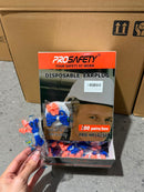 Prosafe PRO-HP101505 Corded Disposable Foam Ear Plugs Blue Strings Christmas Tree (Orange) (Box of 100 Pairs) | Model: EP1-PRO