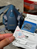 Prosafe 7502 Half Mask Respirator for spray painting | Model: MASK-PRO-RP102102