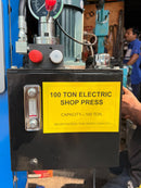 Aiko 380V 100 Tons Electric Shop Press With Foot Switch (MUST ADD 1X AW68 18L OIL) | Model : SP-DYYL-100H-3-YM