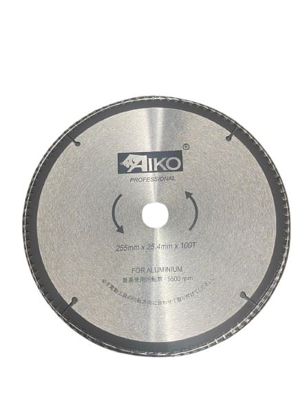 Aiko 10" Aluminium Saw Blade 255*25.4*100T | Model : SBA-A255100T Saw Blade Aiko 