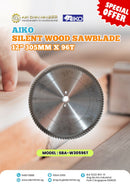 Aiko 12" 305mm x 96T Silent Wood Sawblade | Model : SBA-W30596T Saw Blade Aiko 